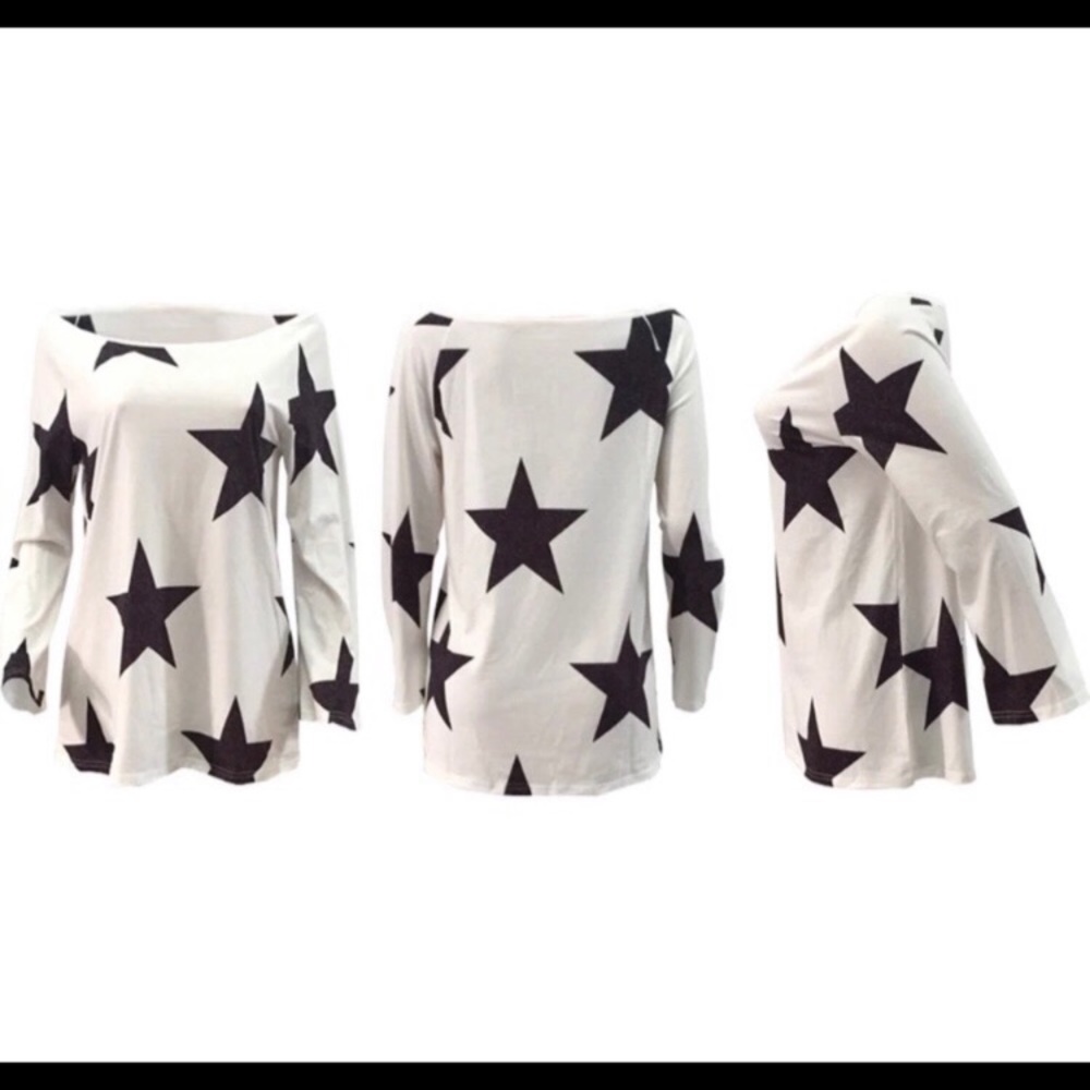 🆕🆒Gorgeous woman pullover,Star pullover top - Picture 4 of 5